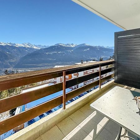 Pied-A-Terre In Crans-Montana, Pool And View - Swiss Alps Apartment Екстериор снимка